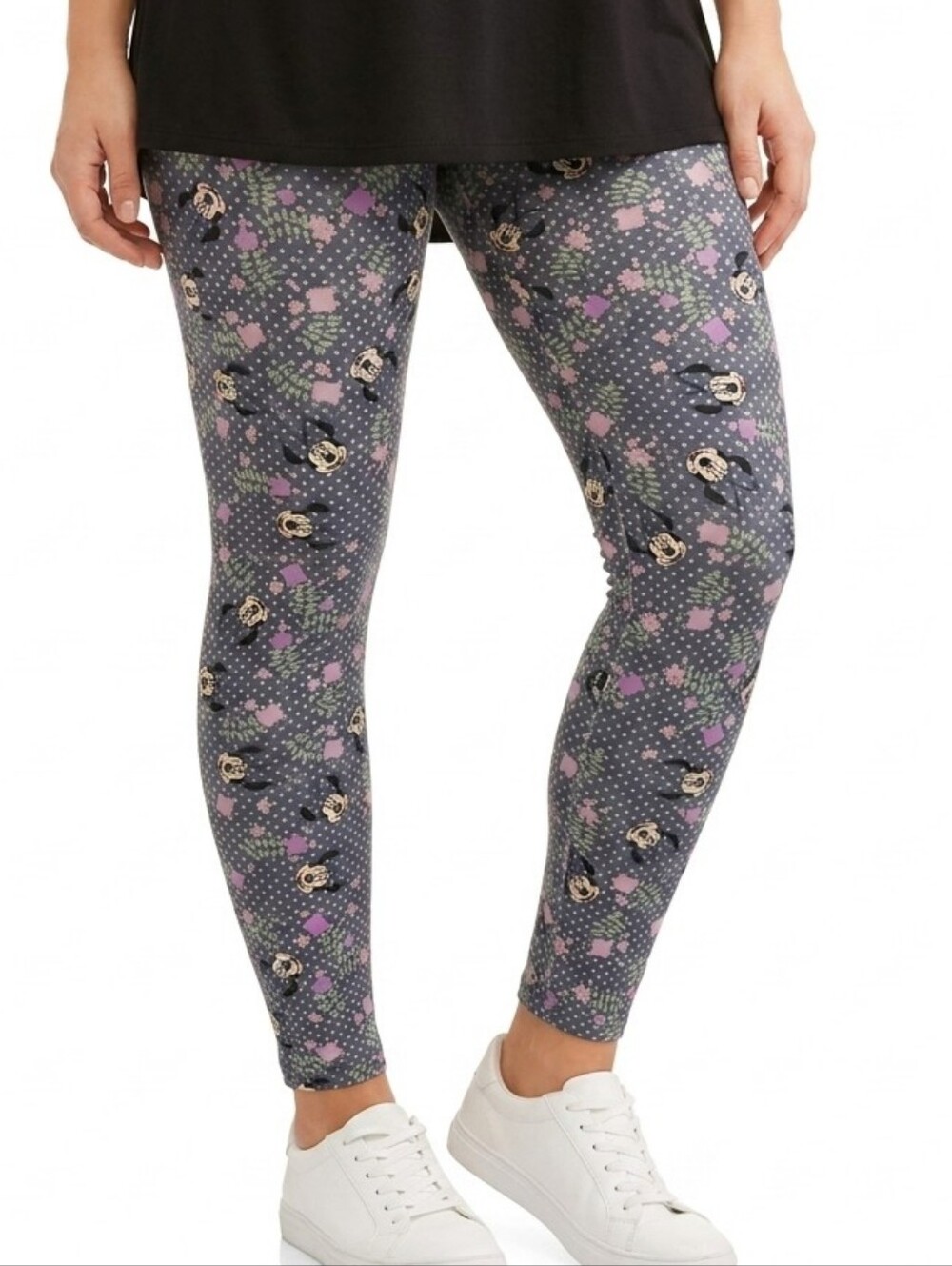 LuLaRoe Navy Blue Minnie Mouse Polka Dot Leggings (OS)